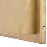 Fold Extra Small Wall Mount Lantern Heritage Brass By Hinkley - Detailed View2
