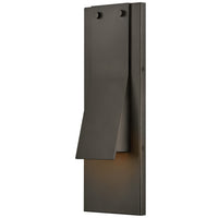 Fold Medium Wall Mount Lantern Black Oxide By Hinkley
