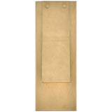Fold Medium Wall Mount Lantern Heritage Brass By Hinkley - Front View