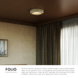 Folio Flush Mount by Kuzco Lighting