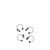 Forest Napkin Rings - Black Brass by Ferm Living
