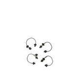 Forest Napkin Rings - Black Brass by Ferm Living