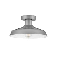Forge Small Flush Mount - Antique Brushed Aluminum - by Hinkley