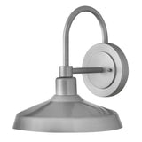 Forge Wall Mount Barn Light - Medium Narrow, Antique Brushed Aluminum
