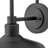 Forge Wall Mount Barn Light - Medium Narrow, Black