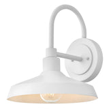 Forge Wall Mount Barn Light - Medium Narrow, Textured White