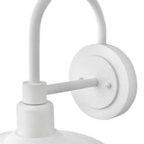 Forge Wall Mount Barn Light - Medium Narrow, Textured White