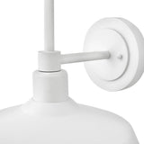 Forge Wall Mount Barn Light - Medium Narrow, Textured White