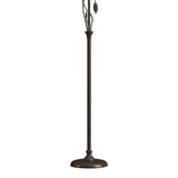 Forged Leaves and Vase Floor Lamp in Bronze by Hubbardton Forge