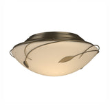 Forged Leaves Flush Mount in Soft Gold by Hubbardton Forge