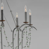 Formosa Chandelier Golden Noir by Maxim Lighting