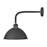 Foundry Dome Wall Mount Barn Light - Textured Black - by Hinkley