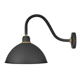 Foundry Dome Wall Mount Barn Light - Textured Black - by Hinkley