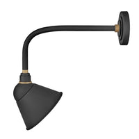 Foundry Sign Light Small Wall Mount Barn Light - Textured Black - by Hinkley