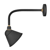 Foundry Sign Light Small Wall Mount Barn Light - Textured Black - by Hinkley