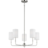 Foxdale Chandelier — 26", Brushed Nickel