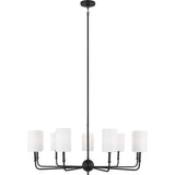 Foxdale Chandelier — 36", Midnight Black