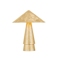 Foxton Table Lamp - Vintage Gold Leaf by Hudson Valley