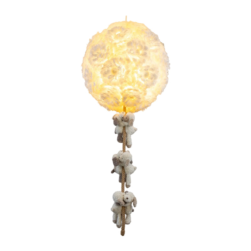 Foz Chandelier - White