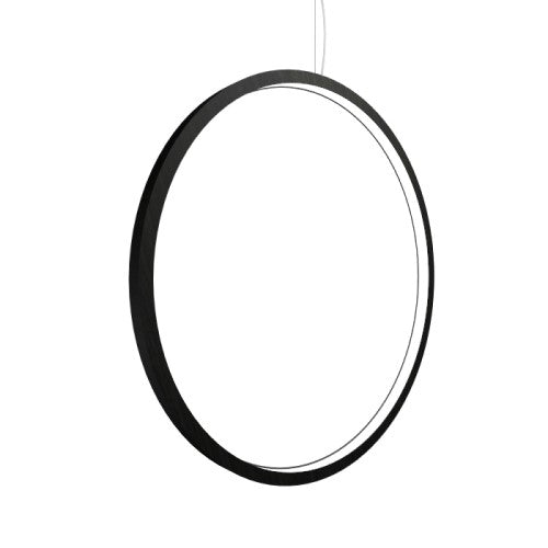 FRAME VERTICAL CIRCLE PENDANT LIGHT BY ACCORD, COLOR: CHARCOAL, , | CASA DI LUCE LIGHTING