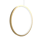 FRAME VERTICAL CIRCLE PENDANT LIGHT BY ACCORD, COLOR: SAND, , | CASA DI LUCE LIGHTING