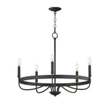 Frankie Chandelier Black by Maxim Lighting