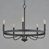 Frankie Chandelier Black by Maxim Lighting