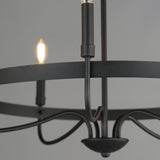 Frankie Chandelier Black by Maxim Lighting