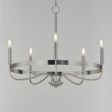 Frankie Chandelier Satin Nickel by Maxim Lighting