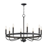 Frankie Chandelier Black by Maxim Lighting