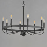 Frankie Chandelier Black by Maxim Lighting