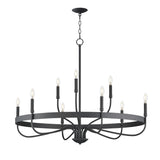 Frankie Chandelier Black by Maxim Lighting