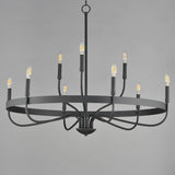 Frankie Chandelier Black by Maxim Lighting