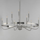 Frankie Chandelier Satin Nickel by Maxim Lighting