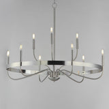 Frankie Chandelier Satin Nickel by Maxim Lighting