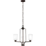 Franport Chandelier — 20 Inch, Bronze