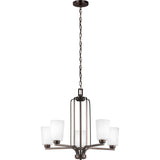 Franport Chandelier — 30 Inch, Bronze