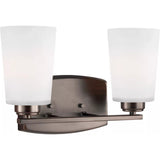 Franport Vanity Light — 13.25 Inch, Bronze