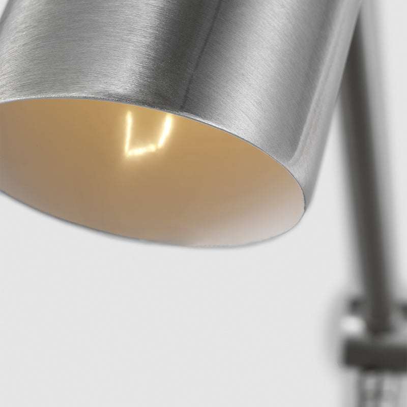 Frasar Arm Wall Sconce Large Brushed Nickel By Visual Comfort Studio  - Detaled View2