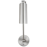 Frasar Arm Wall Sconce Large Brushed Nickel By Visual Comfort Studio  - Front View