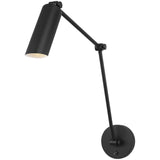 Frasar Arm Wall Sconce Large Midnight Black By Visual Comfort Studio 