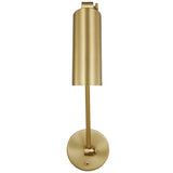 Frasar Arm Wall Sconce Large Satin Brass By Visual Comfort Studio - Front View