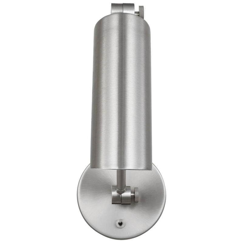 Frasar Arm Wall Sconce Medium Brushed Nickel By Visual Comfort Studio - Front View