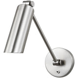Frasar Arm Wall Sconce Medium Brushed Nickel By Visual Comfort Studio - Side View1