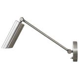 Frasar Arm Wall Sconce Medium Brushed Nickel By Visual Comfort Studio - Side View2