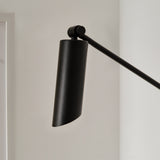 Frasar Arm Wall Sconce Medium Midnight Black By Visual Comfort Studio - Lifestyle View1