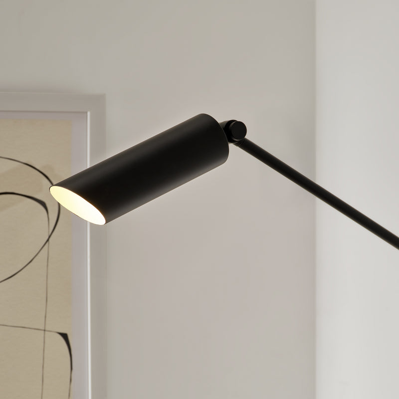 Frasar Arm Wall Sconce Medium Midnight Black By Visual Comfort Studio - Lifestyle View4