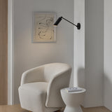 Frasar Arm Wall Sconce Medium Midnight Black By Visual Comfort Studio - Lifestyle View6