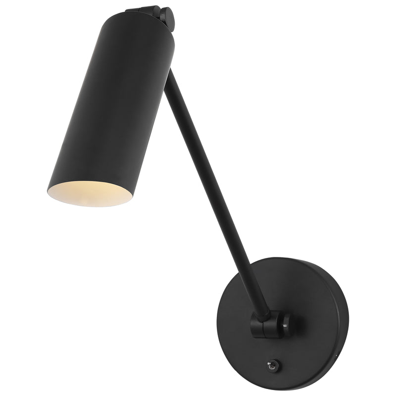 Frasar Arm Wall Sconce Medium Midnight Black By Visual Comfort Studio