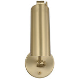 Frasar Arm Wall Sconce Medium Satin Brass By Visual Comfort Studio - Front View